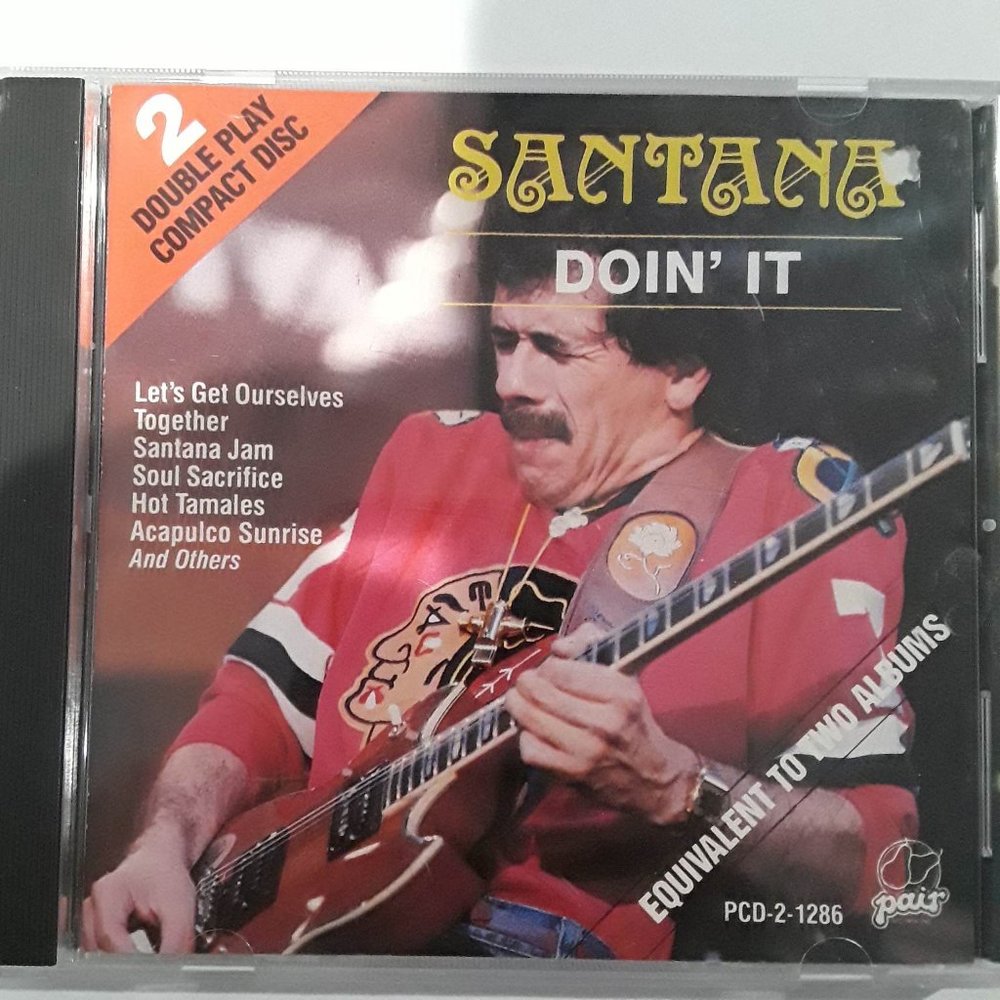 SANTANA - DOIN' IT - 1990 CD - 8 SONGS